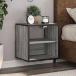 vidaXL Noptiera montata pe perete gri Sonoma 40x31x39, 5 cm GartenMobel Dekor (848750)