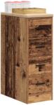 vidaXL Dulap depozitare garaj lemn vechi 30x51x85 cm lemn masiv de pin GartenMobel Dekor (860587) Comoda