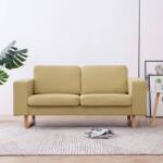 vidaXL Canapea cu 2 locuri, verde, material textil GartenMobel Dekor (281387) Canapea