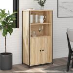 vidaXL Dulap înalt, stejar sonoma, 62x36x121, 5 cm, lemn compozit GartenMobel Dekor (834211) Comoda
