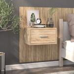 vidaXL Noptiera de perete, stejar sonoma GartenMobel Dekor (810977)