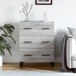 vidaXL Servanta, gri sonoma, 69, 5x34x90 cm, lemn compozit GartenMobel Dekor (827882) Comoda
