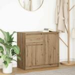 vidaXL Bufeta cu sertar Artisan Stejar 71x35x65 cm lemn prelucrat GartenMobel Dekor (861606) Comoda