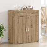 vidaXL Dulap de depozitare stejar artizanal 80 x 42.5 x 93.5 cm GartenMobel Dekor (3365600) Comoda