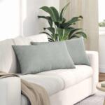 vidaXL Perne pentru canapea 2 pcs Gri deschis 80 x 40 cm GartenMobel Dekor (42013713)