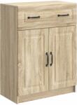 vidaXL Bufet cu sertar Stejar Sonoma 66 x 34, 5 x 87 cm Lemn prelucrat GartenMobel Dekor (895787) Comoda