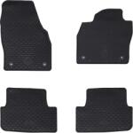 vidaXL Covor pentru masina 4 pcs Negru Cauciuc GartenMobel Dekor (42029135)