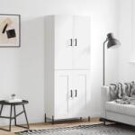 vidaXL Dulap înalt, alb, 69, 5x34x180 cm, lemn compozit GartenMobel Dekor (3195795) Comoda