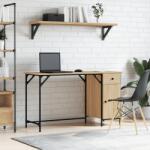 vidaXL Birou de computer, stejar sonoma, 131x48x75 cm, lemn prelucrat GartenMobel Dekor (836219)