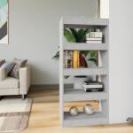 vidaXL Biblioteca/Separator gri beton 60x30x135cm lemn prelucrat GartenMobel Dekor (811668) Biblioteca