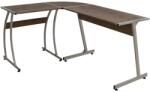 vidaXL Birou de colt, maro, lemn prelucrat GartenMobel Dekor (375955)