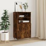 vidaXL Dulap înalt, stejar fumuriu, 60x36x110 cm, lemn prelucrat GartenMobel Dekor (831481) Comoda