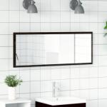 vidaXL Oglinda de baie cu LED Pe perete Stejar negru 100 x 8.5 x 37 cm GartenMobel Dekor (862548)