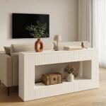 vidaXL Masa de consola Dungi Alb 155 x 29 x 74 cm Lemn prelucrat GartenMobel Dekor (899886)