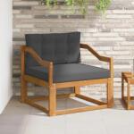 vidaXL Canapea Medie pentru Exterior Lemn Solid de Acacia natural GartenMobel Dekor (3436284) Canapea