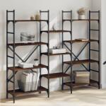 vidaXL Biblioteca, stejar maro, 160x28, 5x136, 5 cm, lemn prelucrat GartenMobel Dekor (838877) Biblioteca