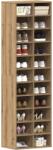 vidaXL Dulap Pantofi Artisan Stejar 54x34x183 cm Lemn prelucrat GartenMobel Dekor (859385) Pantofar