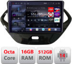Edotec Navigatie Ford KA 2015-2020 Android QLED 2K, 16GB RAM, 512GB, GPS (KIT-ka+EDT-E809-2K)