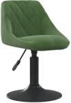 vidaXL Scaun de bucatarie, verde închis, catifea GartenMobel Dekor (3088816)