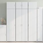 vidaXL Dulap înalt, alb, 70x42, 5x185 cm, lemn prelucrat GartenMobel Dekor (3281427) Comoda