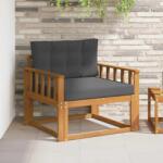 vidaXL Canapea Medie pentru Exterior Lemn Solid de Acacia natural GartenMobel Dekor (3436264) Canapea