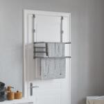 vidaXL Suport de uscare pentru balcon, 54x25x42 cm, aluminiu GartenMobel Dekor (154604)