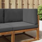 vidaXL Perna pentru canapea de exterior 3 pcs Antracit Poliester GartenMobel Dekor (900863)
