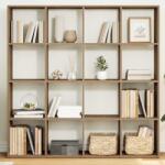 vidaXL Biblioteca, stejar artizanal, 137, 5x29x137, 5 cm, lemn prelucrat GartenMobel Dekor (3310297) Biblioteca