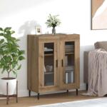 vidaXL Bufet Stejar Artizanal 69, 5 x 34 x 90 cm Lemn compozit GartenMobel Dekor (887205) Comoda