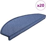 vidaXL Covorase pentru scari, 20 buc. , 65x24x4 cm, albastru, semirotunde, mari GartenMobel Dekor (3365796) Covor