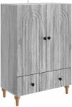 vidaXL Bufet cu sertar Sonoma gri 66 x 34, 5 x 95 cm Lemn prelucrat GartenMobel Dekor (894211) Comoda