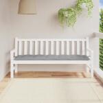 vidaXL Perna banca de gradina, gri, 180x50x7 cm, material oxford GartenMobel Dekor (361622)