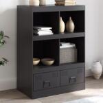 vidaXL Dulap înalt, negru, 67x39x95 cm, otel GartenMobel Dekor (841799) Comoda