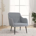 vidaXL Fotoliu, gri deschis, 63x76x80 cm, textil GartenMobel Dekor (351474)