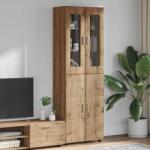 vidaXL Bufet FLORIN Stejar Artizanal 60 x 35 x 182 cm Lemn compozit GartenMobel Dekor (3397923)
