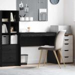 vidaXL Birou Altele Stejar negru 100 x 40 x 76 cm Lemn compozit GartenMobel Dekor (869403)