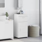 vidaXL Set dulap baie TULUM Alb lucios 37 x 31, 5 x 82 cm Lemn compozit GartenMobel Dekor (880345)