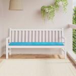 vidaXL Pad pentru Banca Simplu Turcoaz 150 x 50 x 3 cm Material Oxford GartenMobel Dekor (361185)