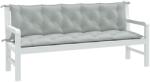 vidaXL Perna banca de gradina 2db melanj gri deschis 180x50x7cm textil GartenMobel Dekor (4002619)