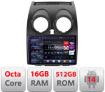 Edotec Navigatie Nissan Qashqai 2007-2013 Edotec QLED 2K, 16GB RAM, 512GB (KIT-499+EDT-E809-2K)