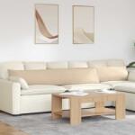 vidaXL Perne pentru canapea 2 pcs Crem 200 x 40 cm tesatura GartenMobel Dekor (42013901)