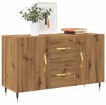 vidaXL Dulap, stejar artizanal, 100x36x60 cm, lemn prelucrat GartenMobel Dekor (857317) Comoda