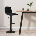 vidaXL Scaun de bar, negru, catifea GartenMobel Dekor (333977)