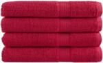 vidaXL Prosoape de sauna premium SOLUND 4 buc. rosu 80x200 cm 600 gsm GartenMobel Dekor (137411) Prosop