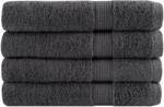 vidaXL Prosoape premium SOLUND 4 buc. antracit 100x200cm 600gsm GartenMobel Dekor (137173) Prosop