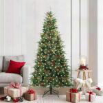 vidaXL Brad de Craciun artificial cu ramuri articulare Verde 210 cm GartenMobel Dekor (3397428)