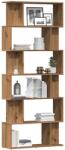 vidaXL Dulap cu carti Artisan Stejar 80x24x192 cm Lemn prelucrat GartenMobel Dekor (855783) Biblioteca