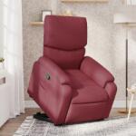 vidaXL Fotoliu rabatabil cu ridicare, rosu vin, material textil GartenMobel Dekor (3204827)