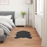 vidaXL Covor din Blana Faux de Iepure Olite Negru 60 x 90 cm Poliester GartenMobel Dekor (42021739) Covor