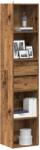 vidaXL Dulap cu carti din lemn vechi 36x30x171 cm lemn prelucrat GartenMobel Dekor (856046) Biblioteca